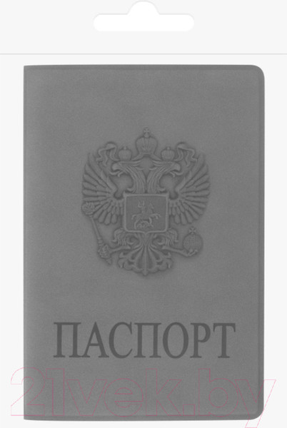 Изображение товара Обложка на паспорт Staff Герб / 237610 (светло- серый)