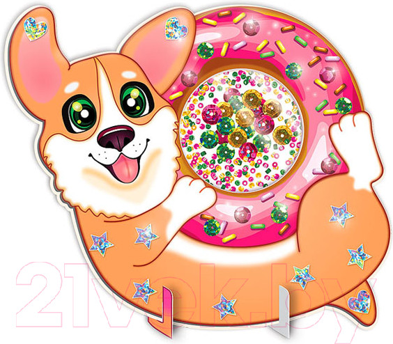 Изображение товара Набор для творчества Клеvер Для изготовления игрушки-шейкера. Чудо-корги / АМ 38-101