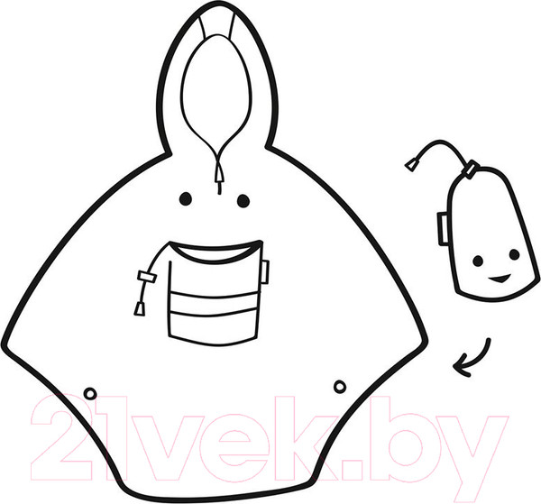 Изображение товара Дождевик Reisenthel Friends Pink / IG3066