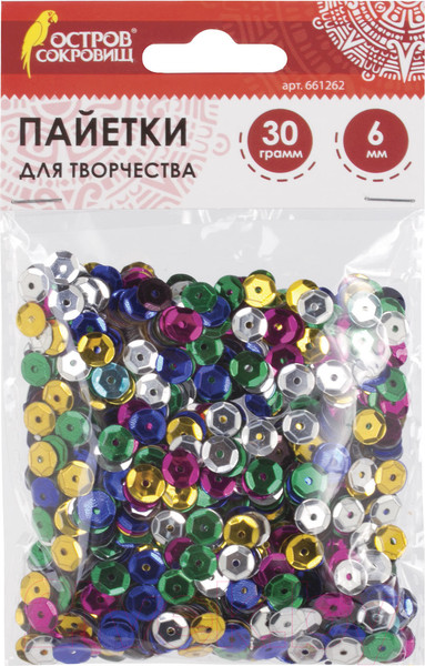 Изображение товара Набор пайеток декоративных Остров Сокровищ Классика / 661262