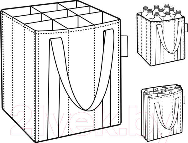 Изображение товара Сумка-органайзер Reisenthel Bottlebag / ZJ7051 (Mixed Dots)