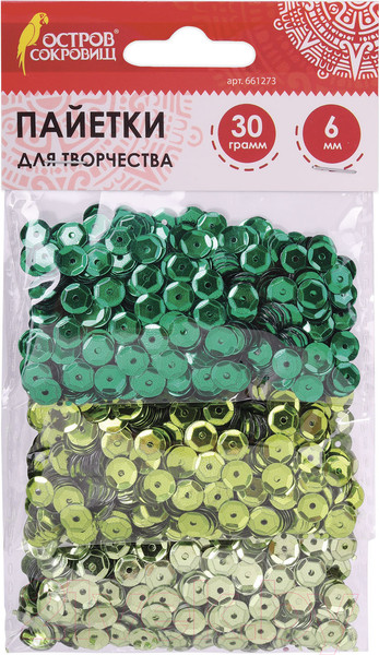 Изображение товара Набор пайеток декоративных Остров Сокровищ Классика / 661273