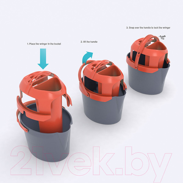 Изображение товара Отжим для ведра Nordic Stream Для ведра с секцией для чистой воды 15364