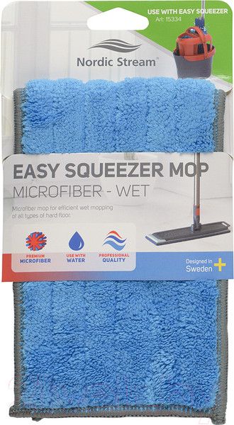 Изображение товара Моп для швабры Nordic Stream Easy Squeezer 15366 (микрофибра)