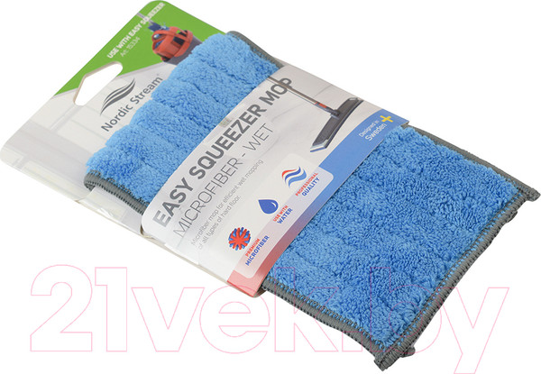 Изображение товара Моп для швабры Nordic Stream Easy Squeezer 15366 (микрофибра)