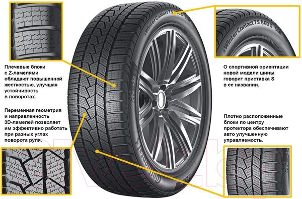 Изображение товара Зимняя шина Continental WinterСontact TS 860 S 235/45R18 94V Audi