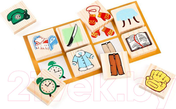 Изображение товара Развивающая игрушка Томик Лото Предметы / 6-2222-3