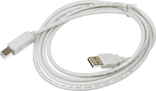 Изображение товара Кабель Buro Reversible USB A(m) USB B(m) (1.8м, серый)