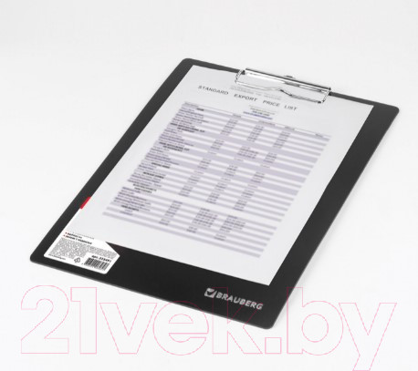Изображение товара Планшет с зажимом Brauberg Contract / 223491 (черный)