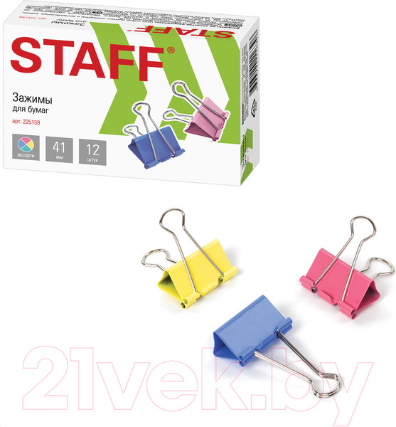 Изображение товара Набор канцелярских мелочей Staff 225159 (12шт)