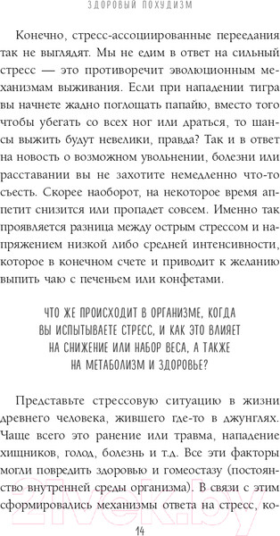 Изображение товара Книга Эксмо Здоровый похудизм. Как перестать заедать стресс (Меглинская Е.В.)