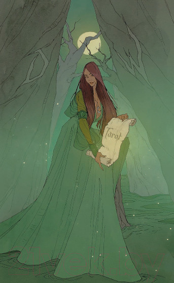 Изображение товара Гадальные карты Эксмо Таро Темного леса 78 карт и руководство в подарочном футляре (Грэхем С.)