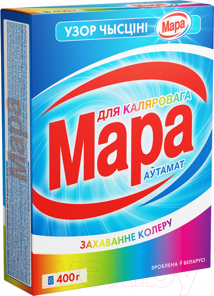 Изображение товара Стиральный порошок Мара Узор Чысцiнi Для цветного (Автомат, 400г)
