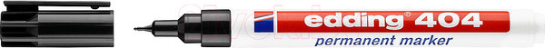Изображение товара Маркер перманентный Edding 404 / 09-3993 (черный)