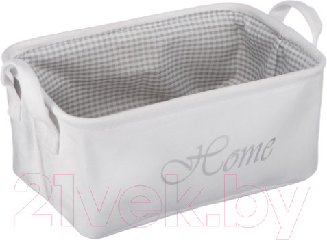 Изображение товара Корзина Handy Home Велюр 340x220x160 / LIS-17 L (белый)