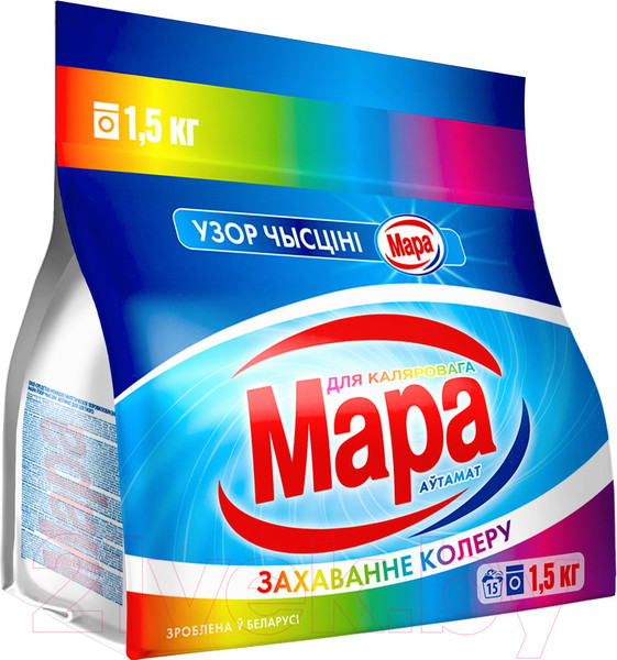 Изображение товара Стиральный порошок Мара Узор Чысцiнi для цветного (Автомат, 1.5кг)