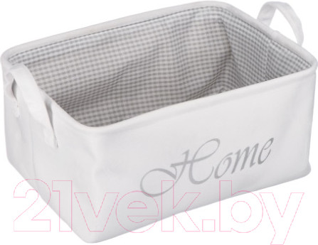 Изображение товара Корзина Handy Home Велюр 370x270x170 / LIS-17 XL (белый)