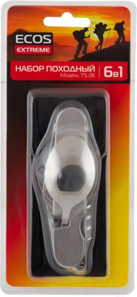 Изображение товара Набор столовых приборов походных ECOS TS-06 / 006906