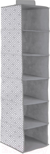 Изображение товара Кофр для хранения Handy Home Орнамент 6 секций 1200x300x300 / UC-226 (серый)