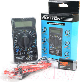 Изображение товара Мультиметр цифровой Robiton Master DMM-100 BL1 / БЛ13353
