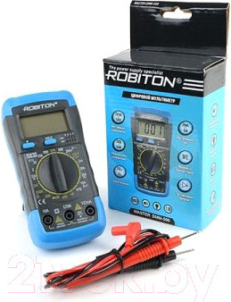 Изображение товара Мультиметр цифровой Robiton Master DMM-500 BL1 / БЛ13355