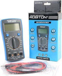 Изображение товара Мультиметр цифровой Robiton Master DMM-800 BL1 / БЛ13356