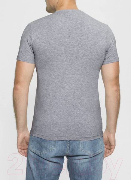 Изображение товара Футболка Alfa Man 6603 (р.176-100, светло-серый меланж)