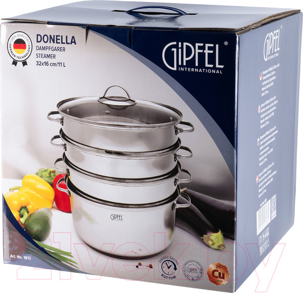 Изображение товара Кастрюля-пароварка Gipfel Donella 1813