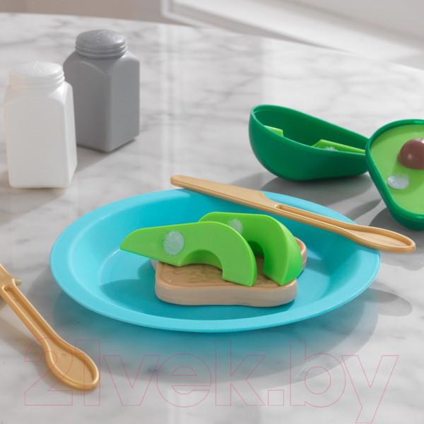 Изображение товара Набор игрушечных продуктов KidKraft Готовим тост с авокадо / 10197_KE