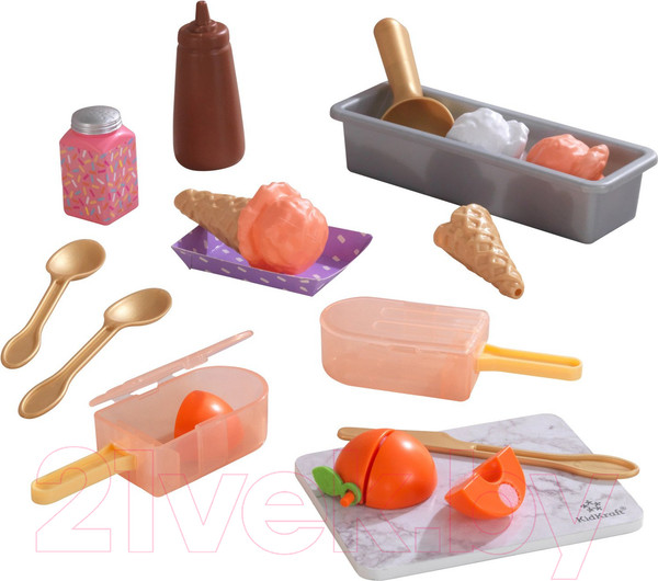 Изображение товара Набор игрушечных продуктов KidKraft Мороженое фруктовое / 10198_KE