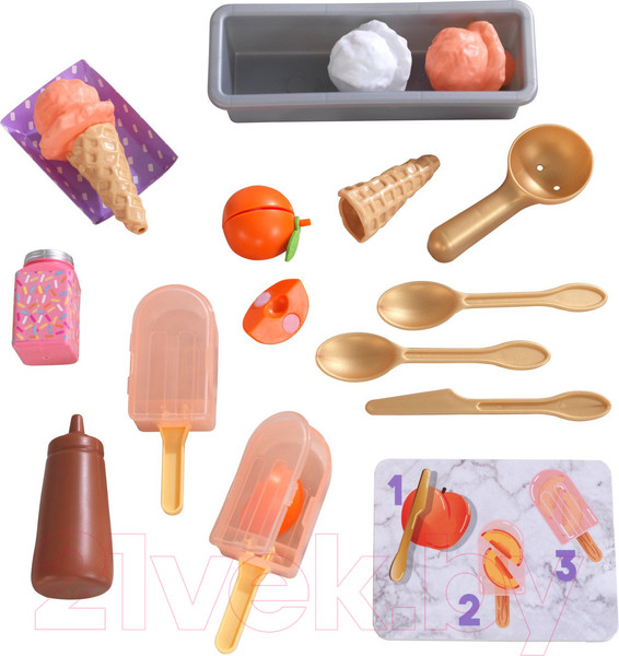 Изображение товара Набор игрушечных продуктов KidKraft Мороженое фруктовое / 10198_KE