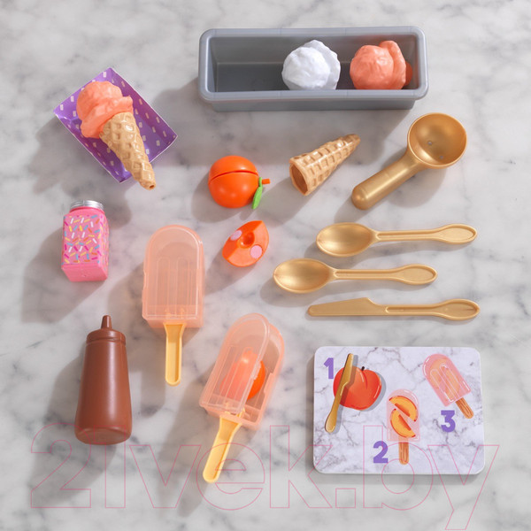 Изображение товара Набор игрушечных продуктов KidKraft Мороженое фруктовое / 10198_KE