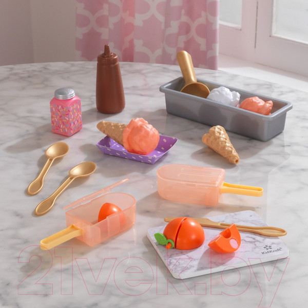 Изображение товара Набор игрушечных продуктов KidKraft Мороженое фруктовое / 10198_KE