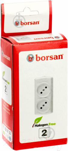 Изображение товара Удлинитель Borsan BR-1542-2 (белый)