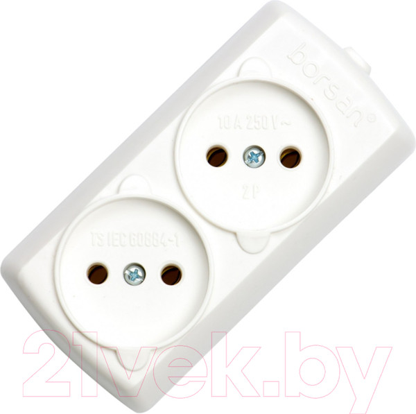 Изображение товара Удлинитель Borsan BR-1542-2 (белый)