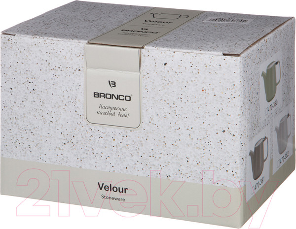 Изображение товара Заварочный чайник Bronco Velour / 470-380 (мятный)