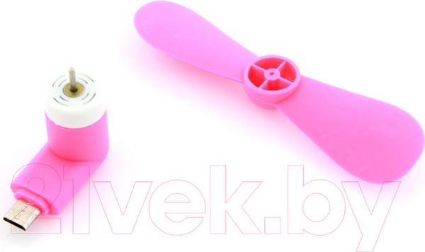 Изображение товара Вентилятор Sipl AK35I Micro USB (розовый)
