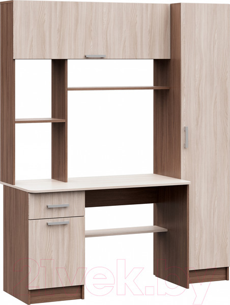 Изображение товара Компьютерный стол Стендмебель №7 (ясень шимо светлый/ясень шимо темный)