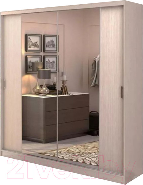 Изображение товара Шкаф-купе Стендмебель Альянс 2.0 (дуб белфорт)