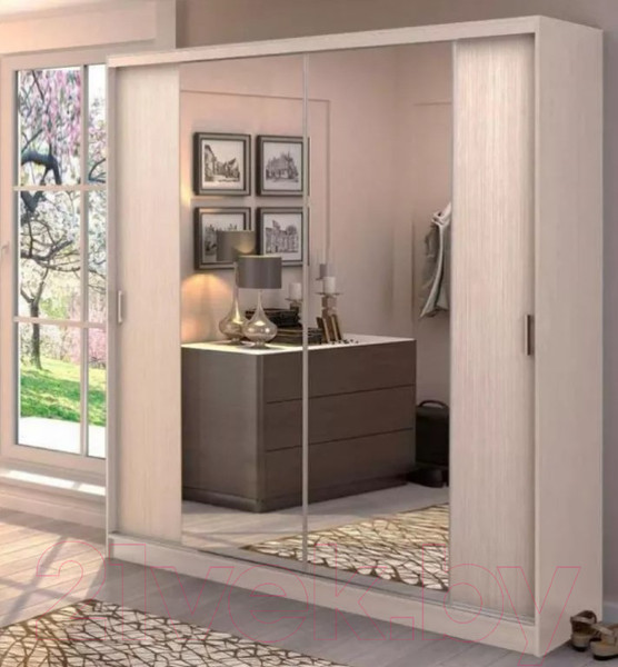 Изображение товара Шкаф-купе Стендмебель Альянс 2.0 (дуб белфорт)