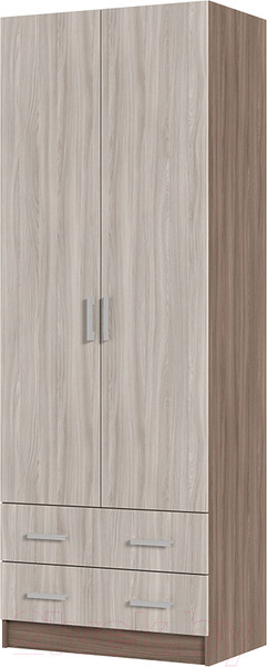 Изображение товара Шкаф Стендмебель Дуэт двухстворчатый (ясень шимо светлый/ясень шимо темный)
