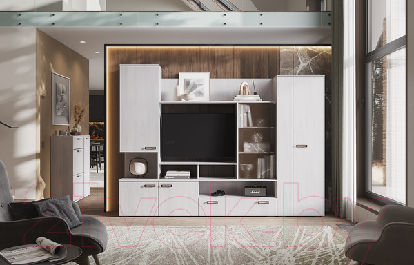 Изображение товара Стенка Стендмебель Сиена (ясень анкор)