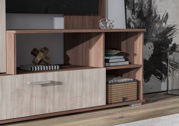 Изображение товара Стенка Стендмебель Лима (ясень шимо светлый/ясень шимо темный)