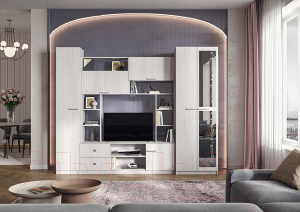 Изображение товара Стенка Стендмебель Марта-М (ясень анкор)