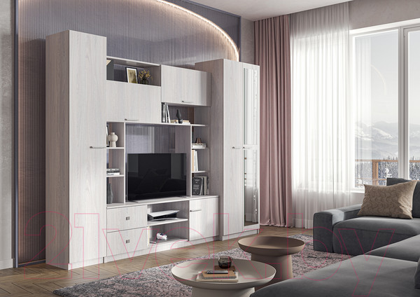 Изображение товара Стенка Стендмебель Марта-М (ясень анкор)