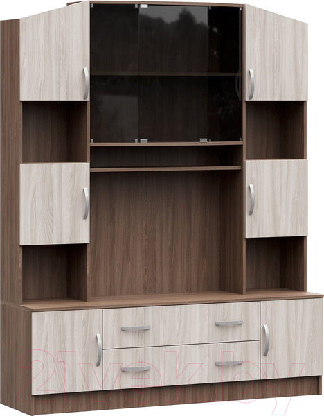 Изображение товара Стенка Стендмебель Макарена ЛДСП ТВ-301 (ясень шимо светлый/ясень шимо темный)