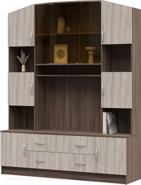 Изображение товара Стенка Стендмебель Макарена ЛДСП ТВ-301 (ясень шимо светлый/ясень шимо темный)