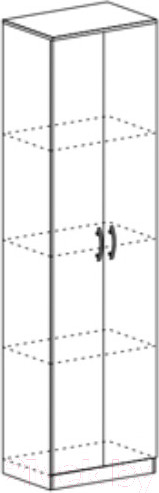 Изображение товара Шкаф Стендмебель Макарена ЛДСП ШК-301 (дуб белфорт/венге)