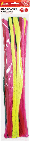 Изображение товара Проволока для декорирования Остров Сокровищ Пушистая / 661530 (30шт, 6цв)