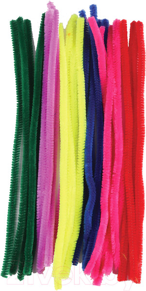 Изображение товара Проволока для декорирования Остров Сокровищ Пушистая / 661530 (30шт, 6цв)